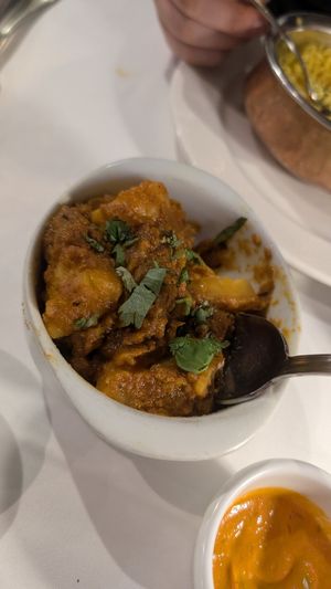 Bomba aloo at The Kathmandu in Moraira