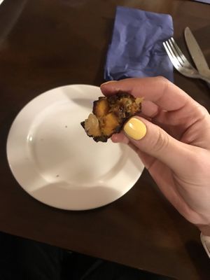 Sweet potato falafel at The Crown in Colchester