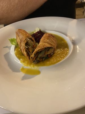 Involtini primavera   at Il Cerreto in Pomarance