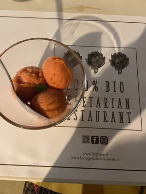 Sorbetto  at Il Cerreto in Pomarance