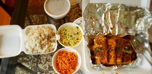 To-go order of tofu steak at HJ Farm/Hajun Farm in Suwanee