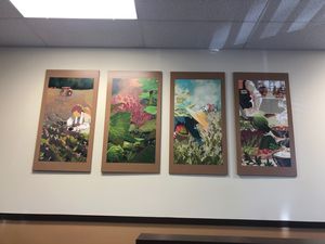 Nice art work at HJ Farm/Hajun Farm in Suwanee