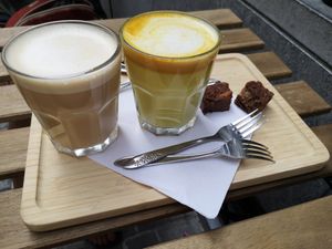 Drinks at Vegateau - Vegan Coffeebar and Bakery in Antwerpen