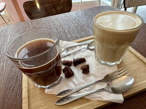 coffee  at Vegateau - Vegan Coffeebar and Bakery in Antwerpen