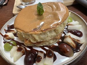 pancakes  at Vegateau - Vegan Coffeebar and Bakery in Antwerpen