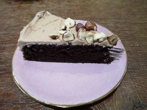Vegan cake at Vegateau - Vegan Coffeebar and Bakery in Antwerpen