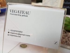 at Vegan A'Fairs, Bruges, Oct 2019 at Vegateau - Vegan Coffeebar and Bakery in Antwerpen