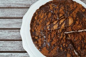 biscoff cheesecake at Vegateau - Vegan Coffeebar and Bakery in Antwerpen