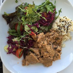 seitan and mushroom stroganoff  at M Butterfly by Miss Saigon in Lisbon