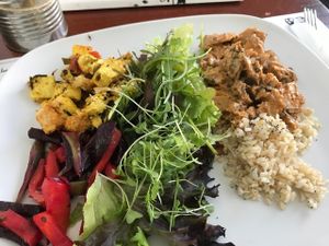 Two dish tasting menu with fresh salad at M Butterfly by Miss Saigon in Lisbon