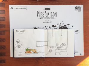 ilustração de Malwine - malweene.com at M Butterfly by Miss Saigon in Lisbon