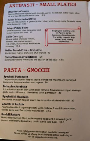  at Formaggio's in Christchurch