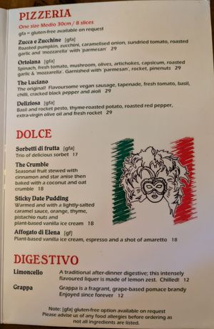  at Formaggio's in Christchurch