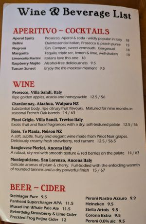  at Formaggio's in Christchurch