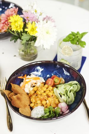 Fusion Chickpea Bowl at Elixir in Ubud