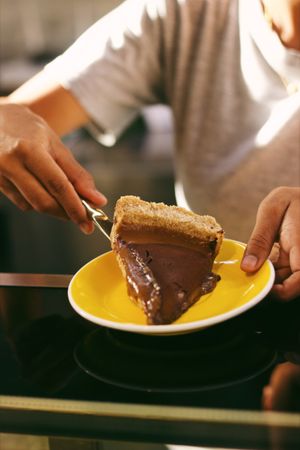 Salty Caramel Tart at Elixir in Ubud