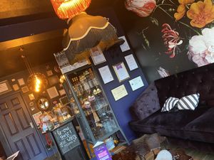 Beautifully decorated, sweet little place (photo does not do justice) at DusiCake in Burnham-on-sea