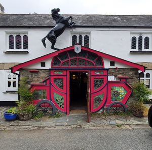 Front entrance at The Highwayman Inn in Okehampton