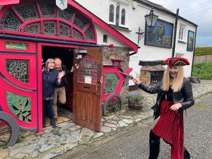 Sally’s hold up!   at The Highwayman Inn in Okehampton