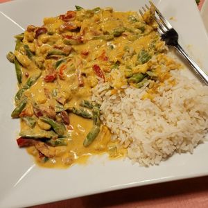 Vegetable curry at The Highwayman Inn in Okehampton