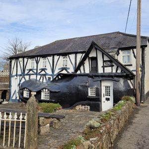 Outside at The Highwayman Inn in Okehampton
