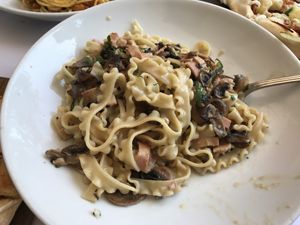 Boscaiolla very tasty at Caruso's in Gymea