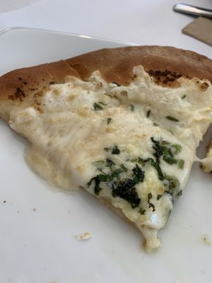 Cheesy garlic pizza  at Caruso's in Gymea