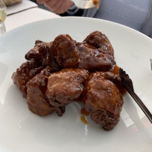 Maple fried chicken  at Caruso's in Gymea