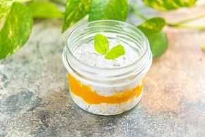 Chia pudding  at Bopp Cafe in Tallinn