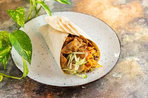 Vöner wrap at Bopp Cafe in Tallinn