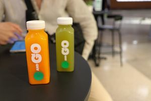 juices at Green and Go in Doha