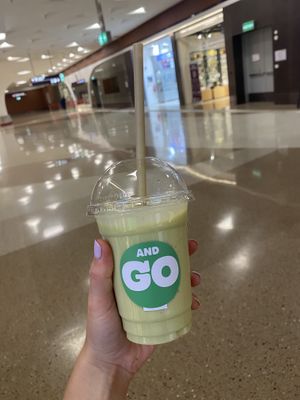 Protein avo smoothie  at Green and Go in Doha