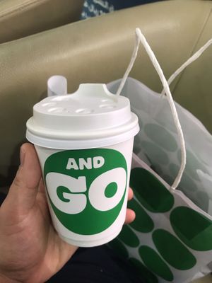 Turmeric Latte at Green and Go in Doha