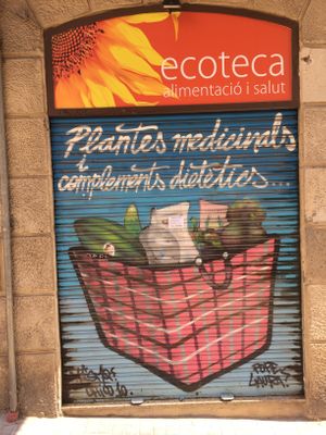 Front  at Ecoteca in Barcelona