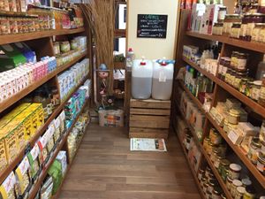 Shelves  at Ecoteca in Barcelona