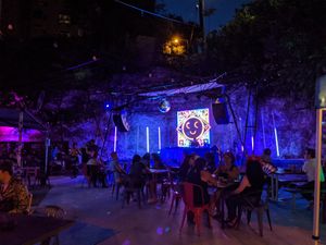 Cheer Up Charlie's Patio. at Cheer up Charlie's in Austin