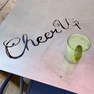 Kale Lime Gingerita at Cheer up Charlie's in Austin