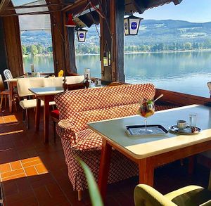 Sitting area inside  at Grandma's Hipster Kiosk 99 in Hartberg