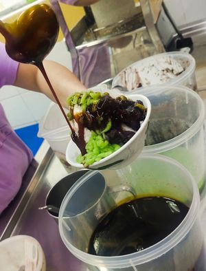 Made upon order at Old Amoy Chendol - Chinatown in Central Singapore