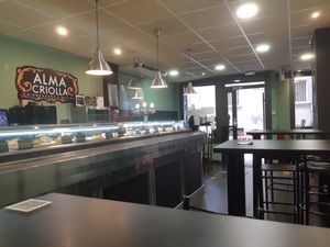 The snack-bar at Alma Criolla in Zaragoza
