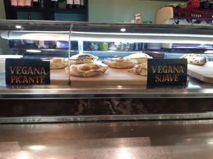 The spicy and not-so-spicy soya empanadas at Alma Criolla in Zaragoza