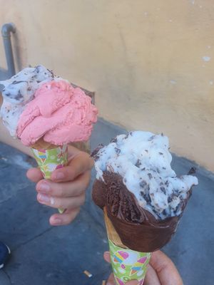 Leckeres Veganes Eis at Bagni Di Nerone in Pisa