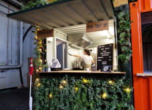 Plant Food in the bottom left corner of the food market. at Plant Food in Aarhus