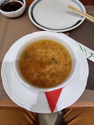 Miso soup at Orient Express in Venice