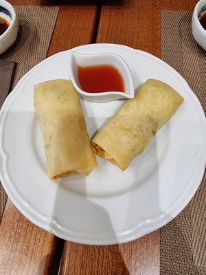 Spring roll at Orient Express in Venice