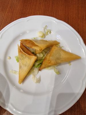 Vegan samosa at Orient Express in Venice