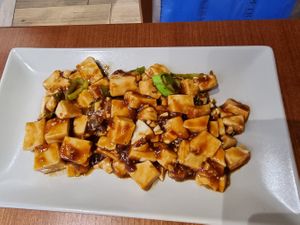 Spicy tofu at Orient Express in Venice