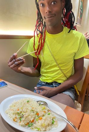 I love vegan fried rice  at Orient Express in Venice