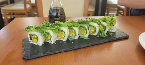 Wakame sushi (uramaki wakame maki) at Orient Express in Venice