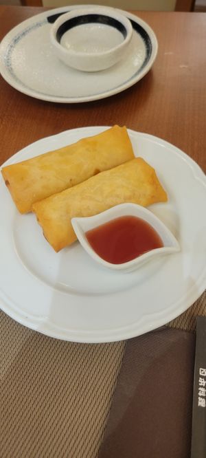 spring rolls (involtini di primavera) at Orient Express in Venice
